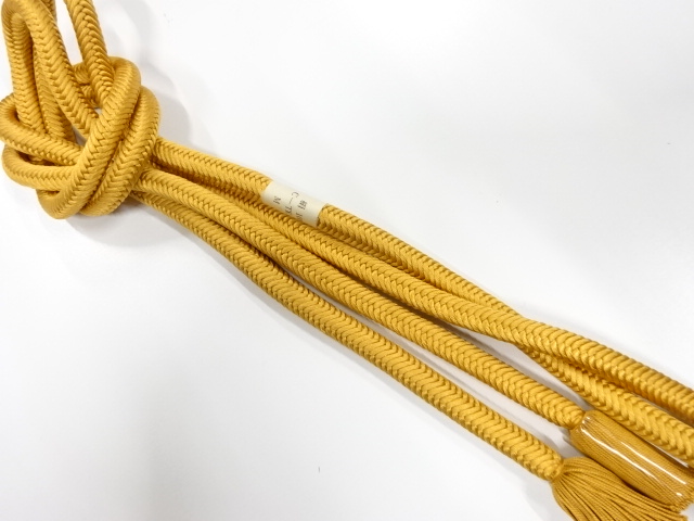 JAPANESE KIMONO / UNUSED / HAND-TIED OBIJIME CORD